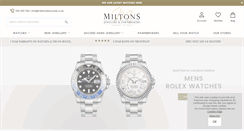 Desktop Screenshot of miltonsdiamonds.com